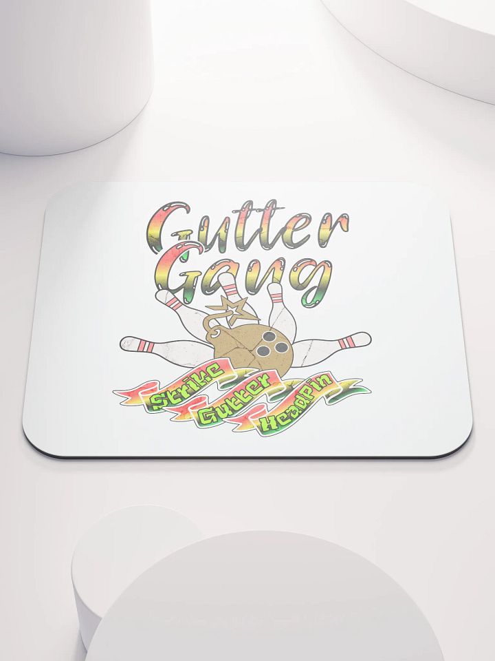 Gutter Gang Bowling Mouse Pad product image (2)