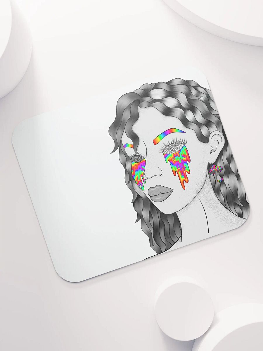 Trippy Drippy Lady Desk Mat product image (7)