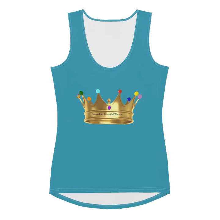 Queendom Beautiful Women Crown Tank Top/Turquoise (TM) product image (1)