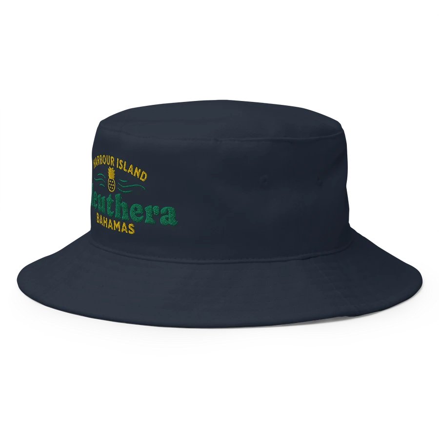 Harbour Island Eleuthera Bahamas Hat : Pineapple Bucket Hat Embroidered product image (2)