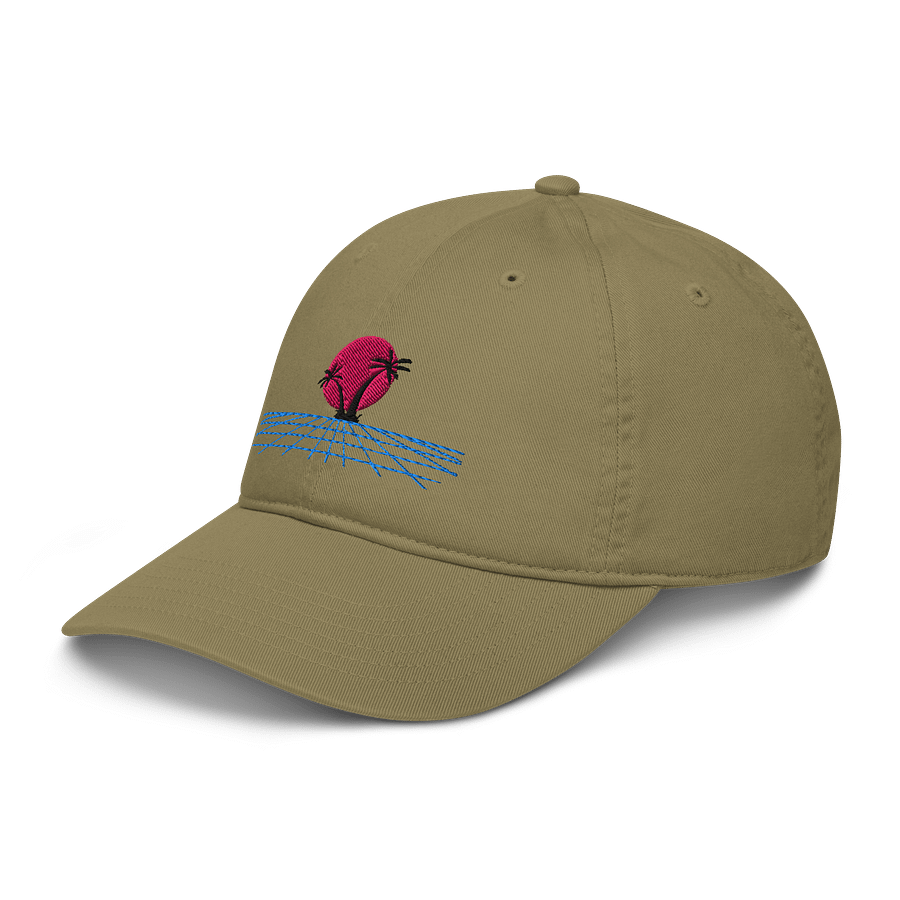 Synthwave Sunset Organic Cap product image (4)
