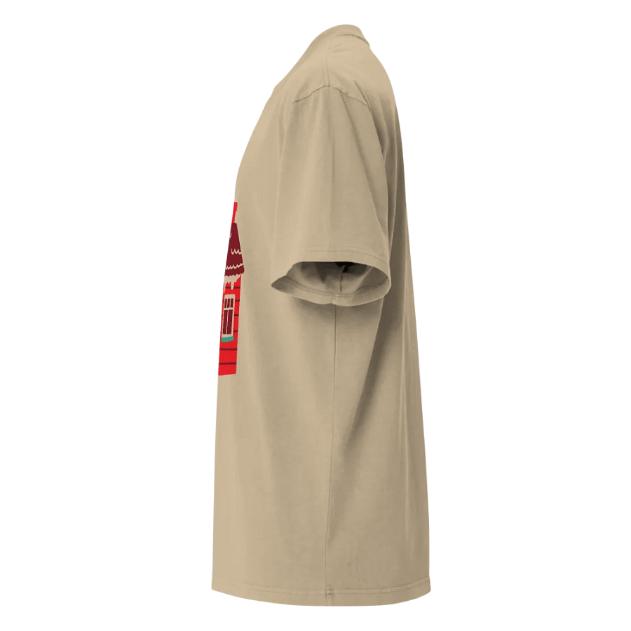 Cozy House Illustration Oversized T-Shirt product image (5)
