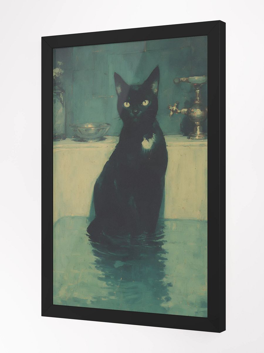 Ethereal Feline Serenity Framed Poster product image (2)