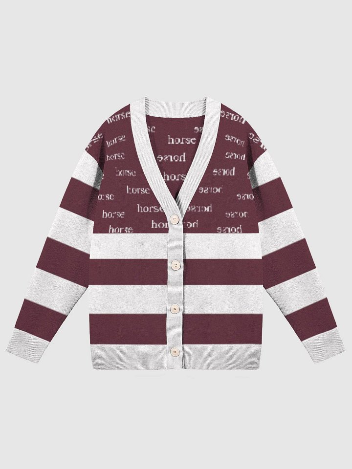horse knit cardigan product image (4)