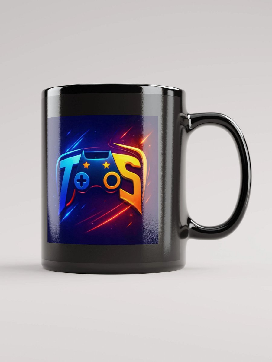 Tony Saiz Signature Logo Black Glossy Mug (2025) product image (2)