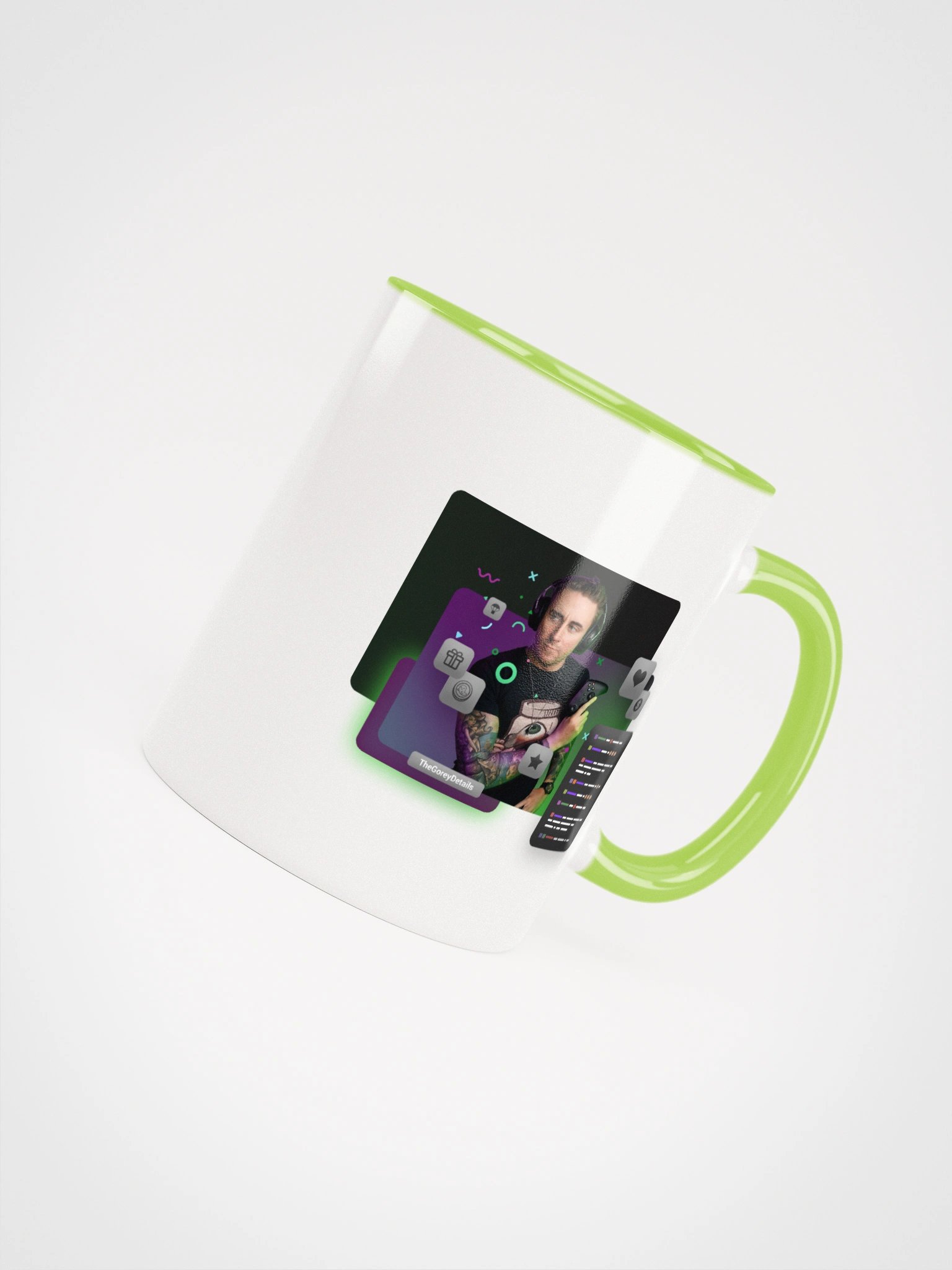Chat Encouraged - Ceramic Mug with Color Inside product image (59)