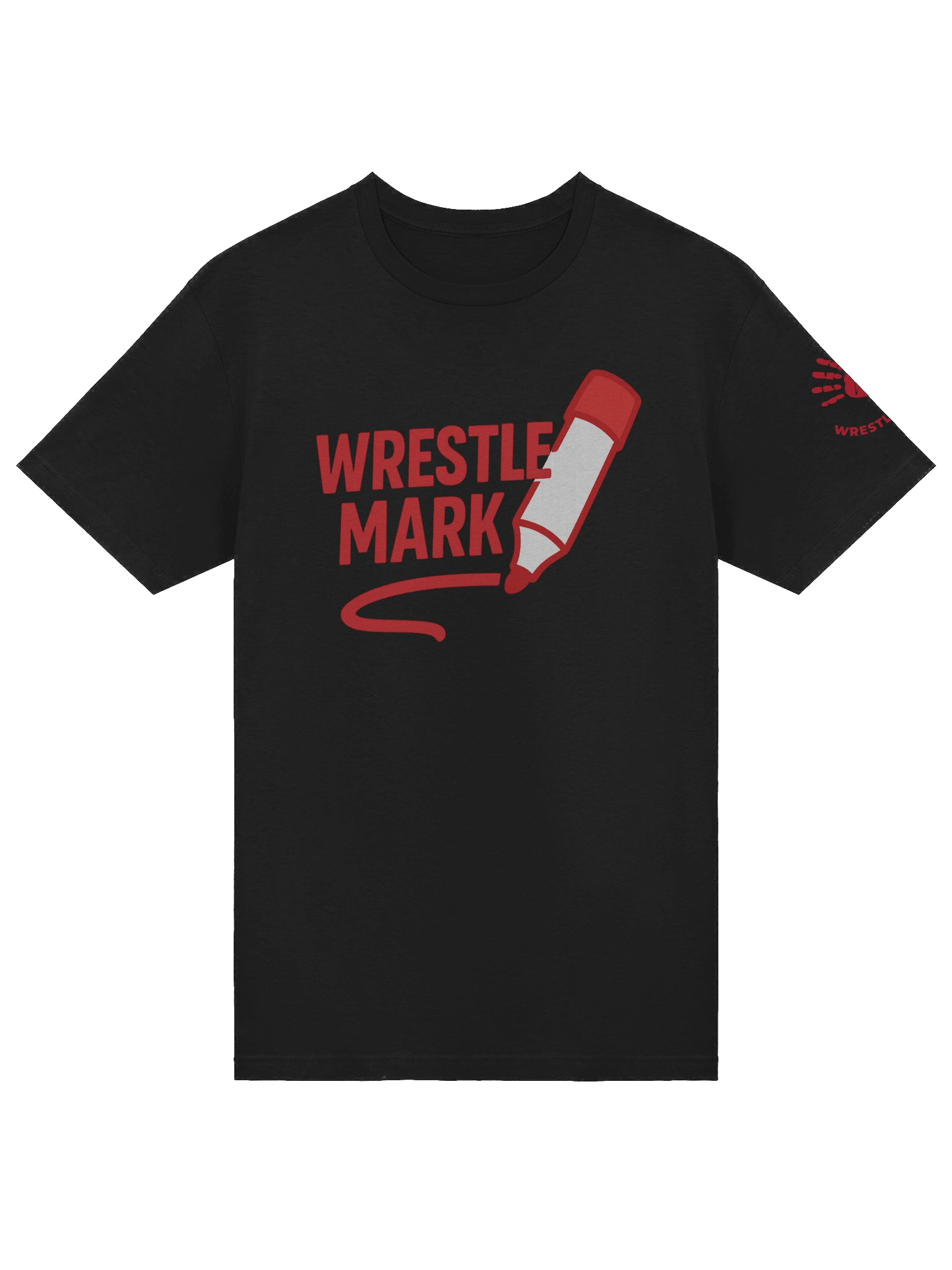 Wrestle Mark - Black Shirt product image (5)