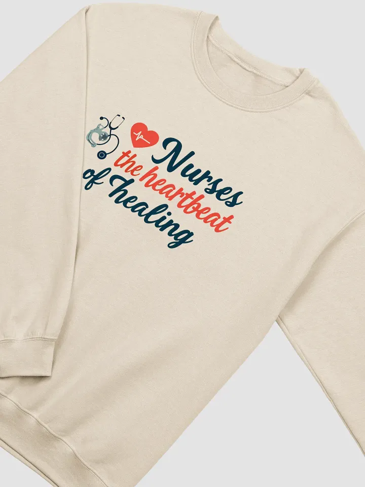 Healing Heartbeat Nurses Crewneck product image (6)