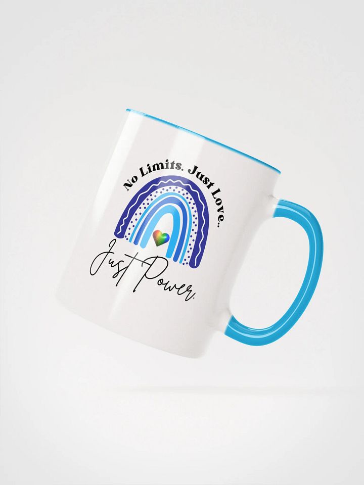 No Limits. Just Love. Just Power. Rainbow Ceramic Mug. product image (4)