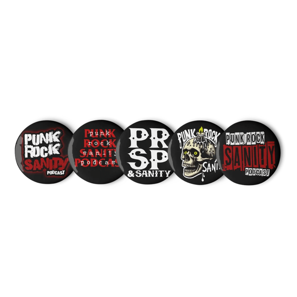 PUNK ROCK SANITY BUTTONS (5pc set) product image (3)