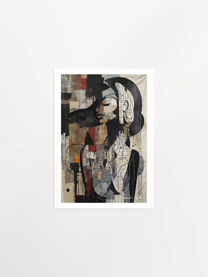 'Claire' by Edward Martin-Geometric Expression Matte Poster product image (2)
