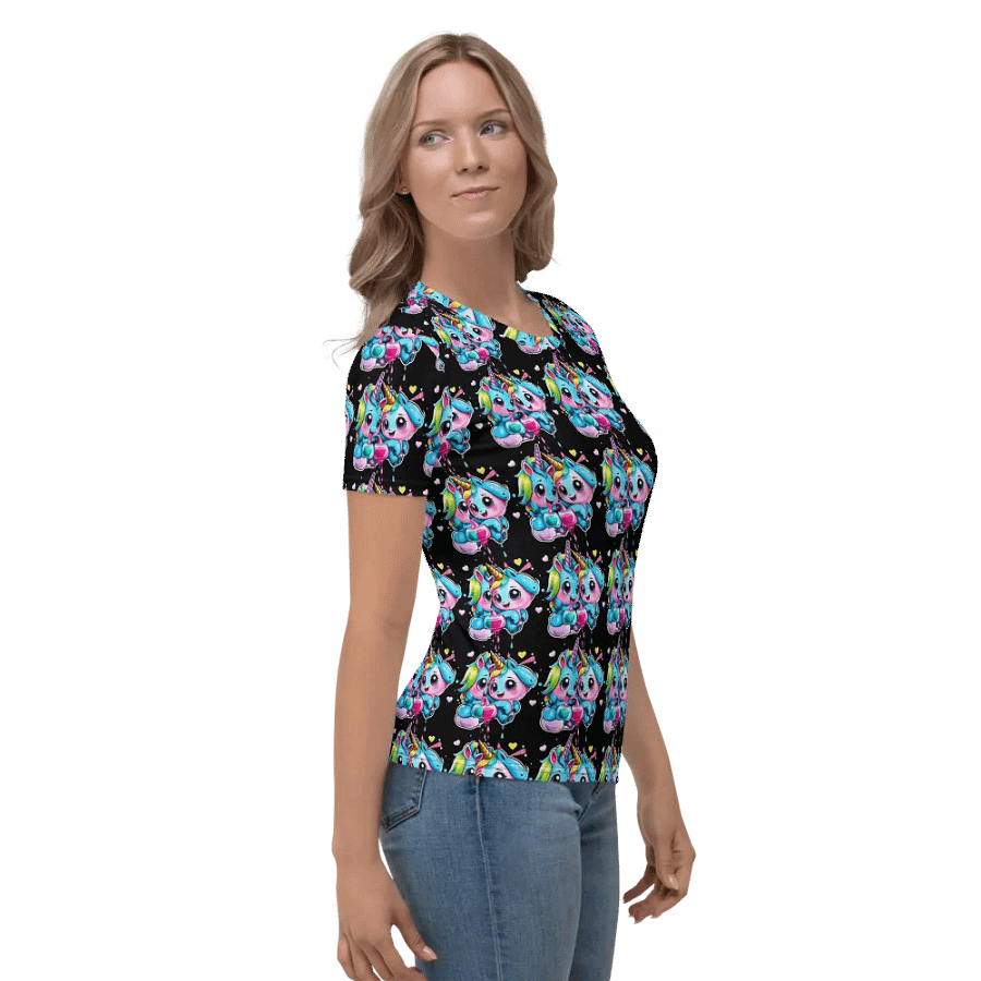Kawaii Unicorn All Over Print T-shirt product image (4)