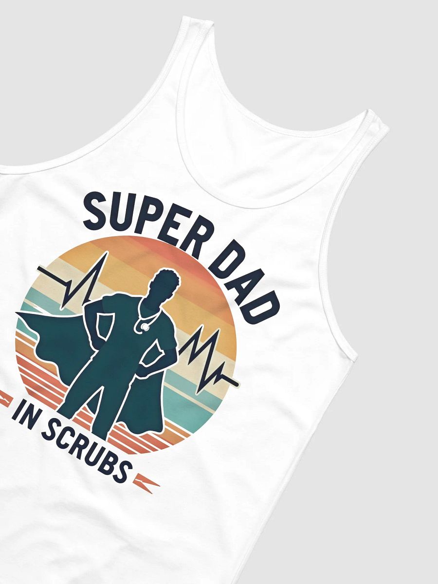 Super Dad in Scrubs Jersey Tank product image (13)