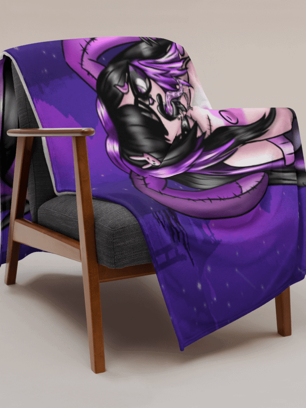 💜 GothManiac Sexy Blanket- 🐰Art By SinCityAlley💜 product image (2)