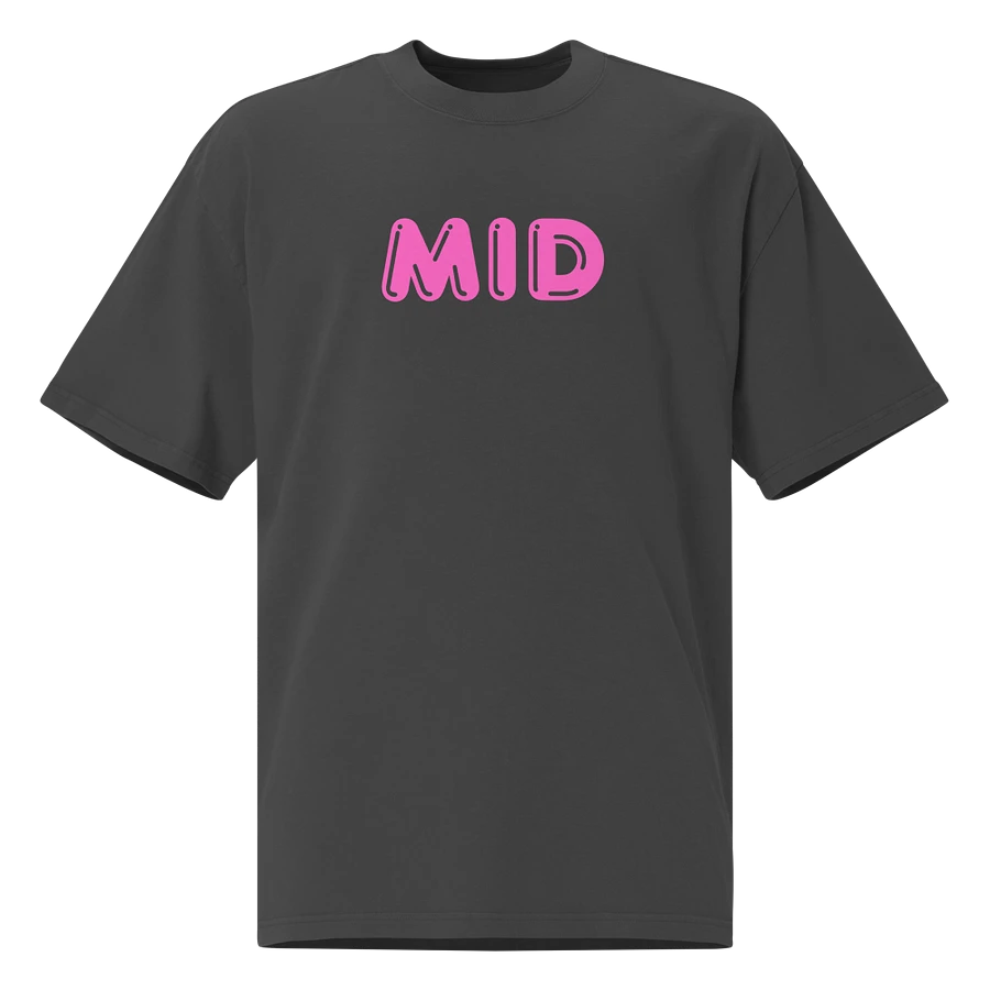 Mid Pink Print Oversized T-shirt product image (1)