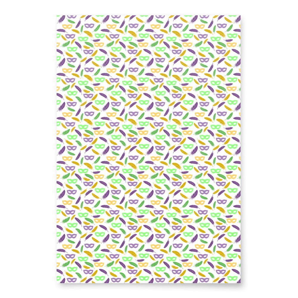 Mardi Gras Wrapping Paper product image (1)