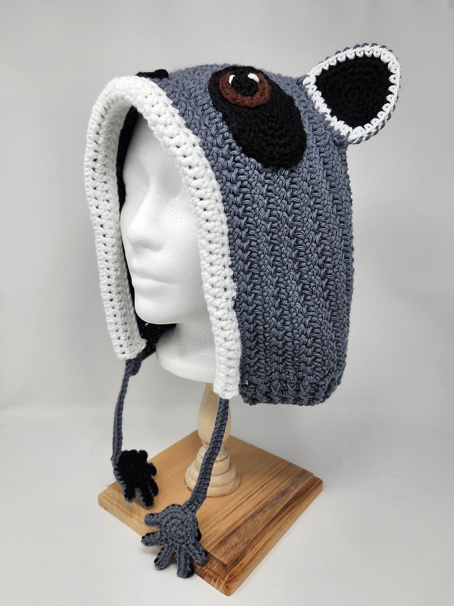 Crochet Raccoon Hood Pattern product image (3)