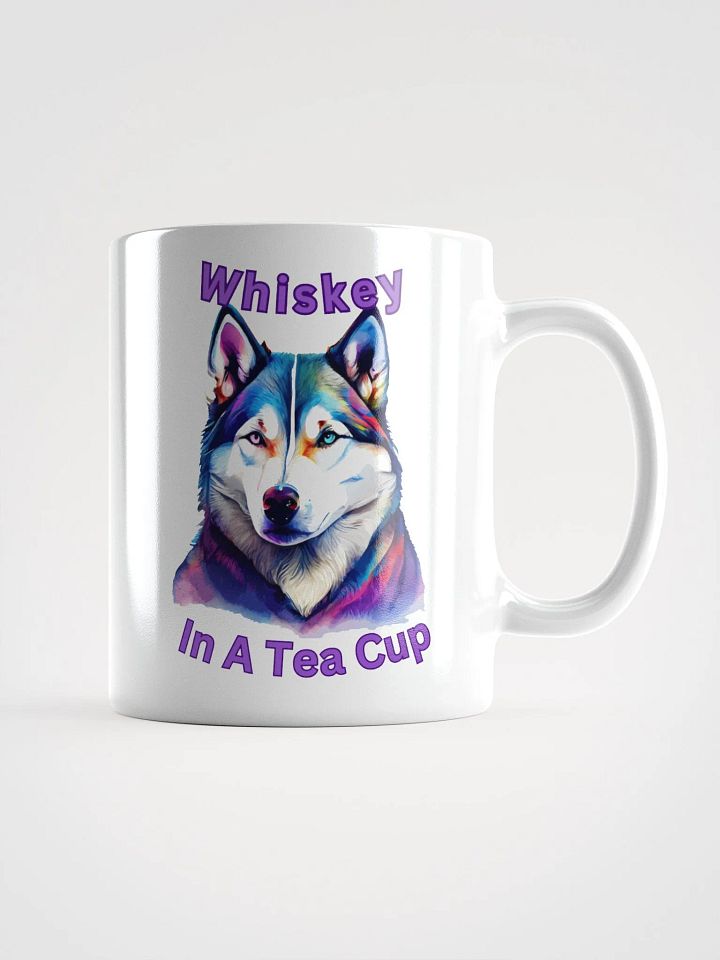 Whimsical Husky "Whiskey In A Teacup" Mug product image (3)