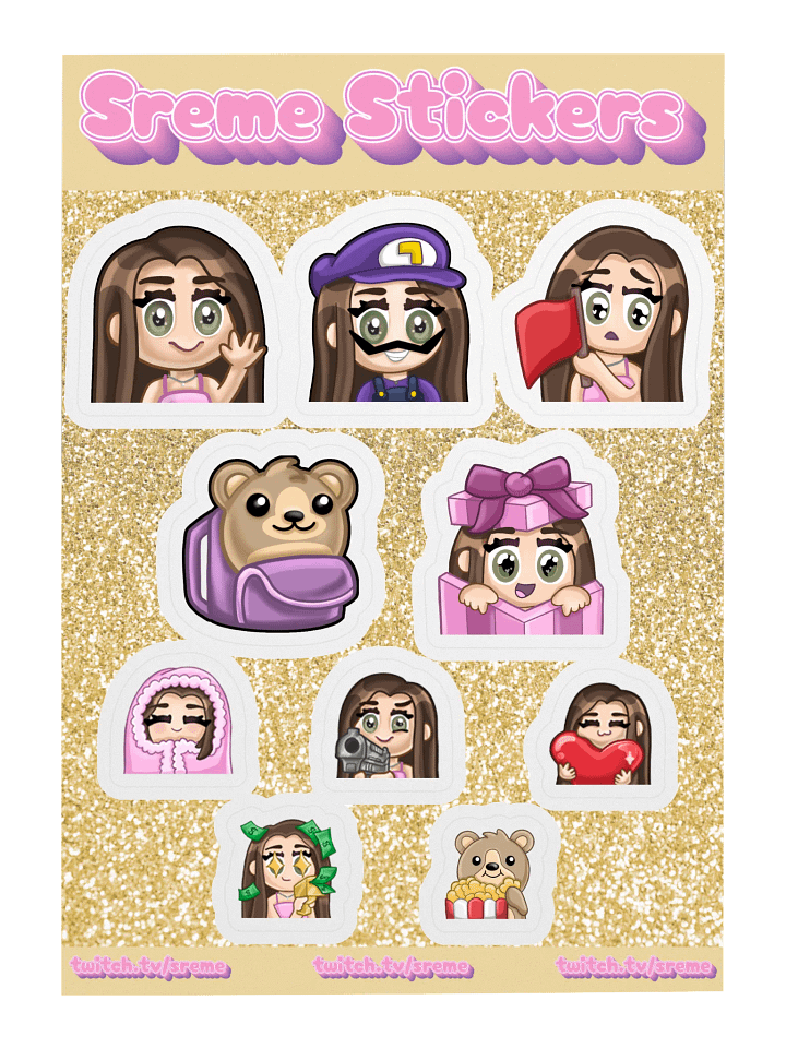 Sreme Emote Sticker Pack product image (1)