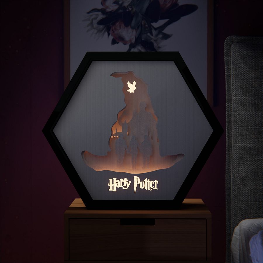 Harry Potter Hexagon-Rectangle Light Box Template 2 in 1 - PDF PNG SVG dXf +Video product image (2)