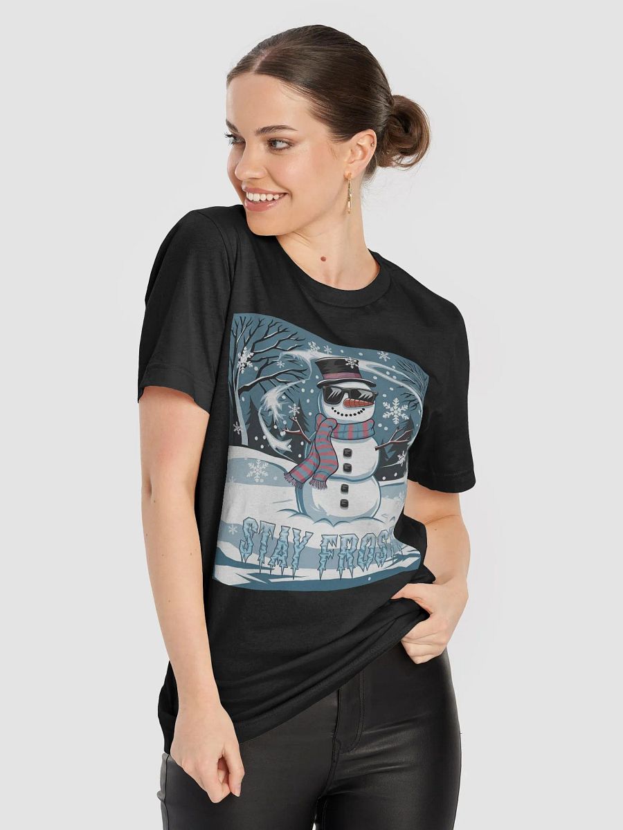 Stay Frosty Snowman winter T-shirt product image (28)