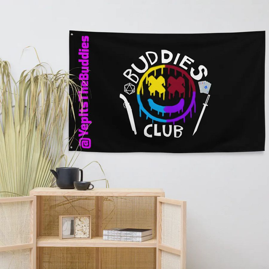 Buddies Club Flag (Dark Mode) product image (7)
