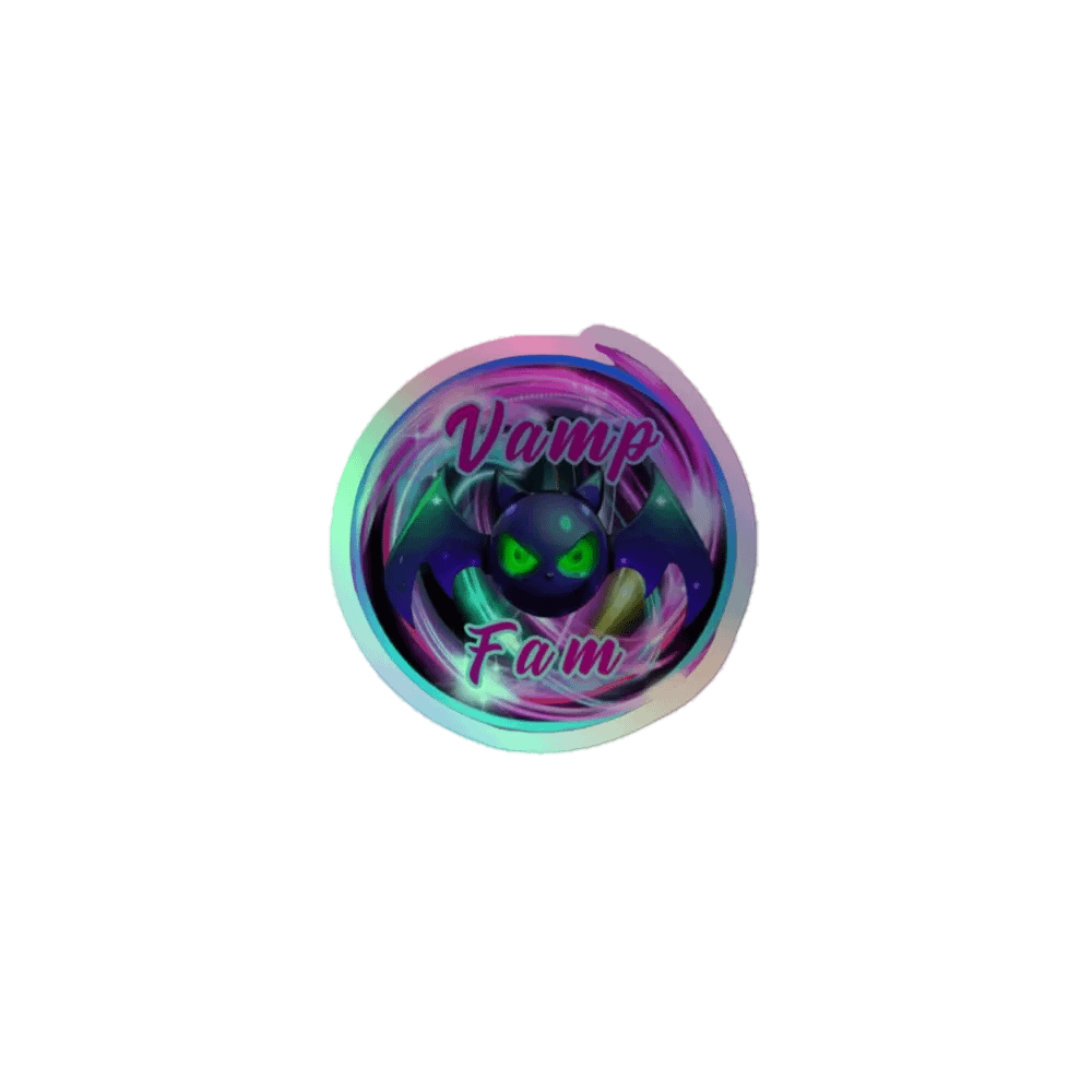 Holographic Vamp Fam Sticker product image (1)
