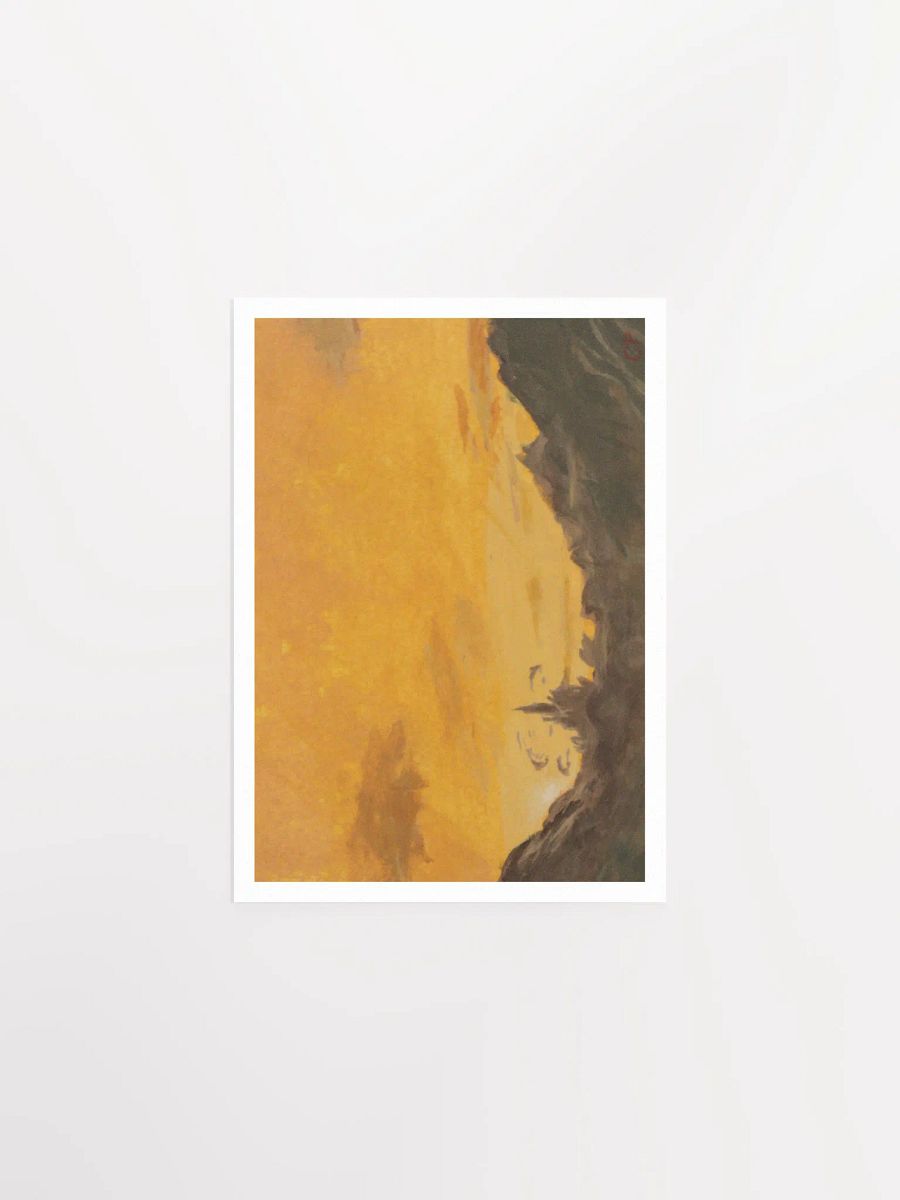 Fiery Sunset Castle - Art Print product image (2)