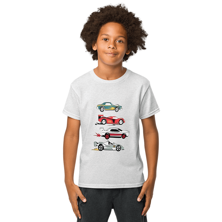 Kids T-Shirt Colorful Cars Shirt product image (1)