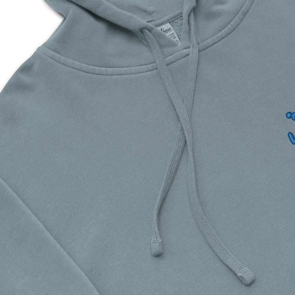 *not* mentally linear (L.C. creek design) embroidered pigment hoodie product image (8)