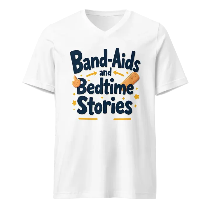 Band-Aids and Bedtime Stories V-Neck Tee product image (5)