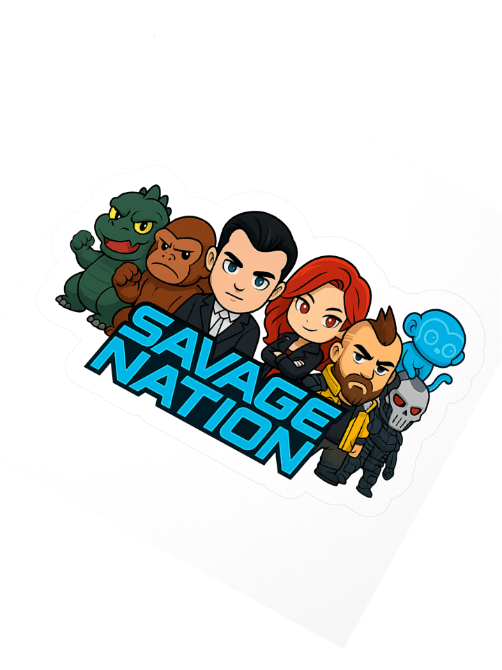 Savage Nation Chibi Sticker Set product image (6)