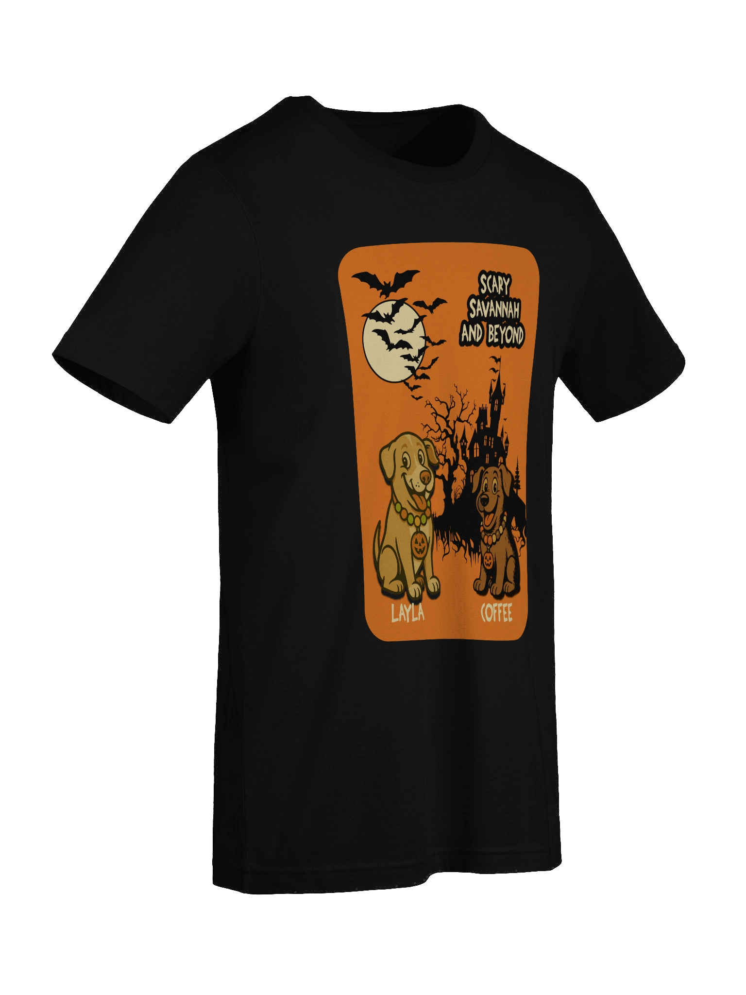 Scary Savannah Layla and Coffee Tee Spooky Season product image (9)