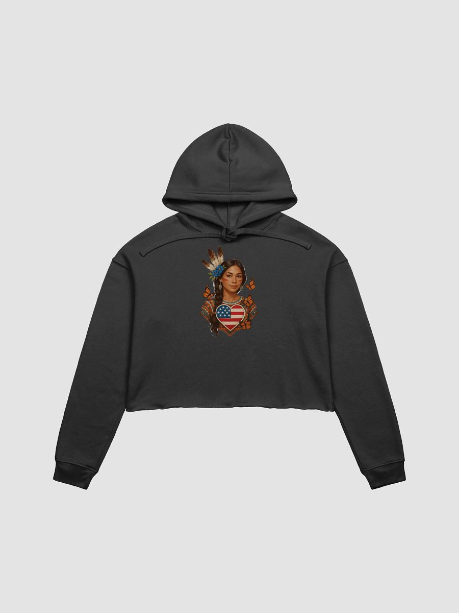 Feathered Beauty Crop Hoodie product image (2)