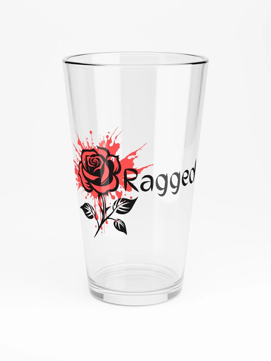 Ragged Rose Red Shaker Pint Glass product image (3)