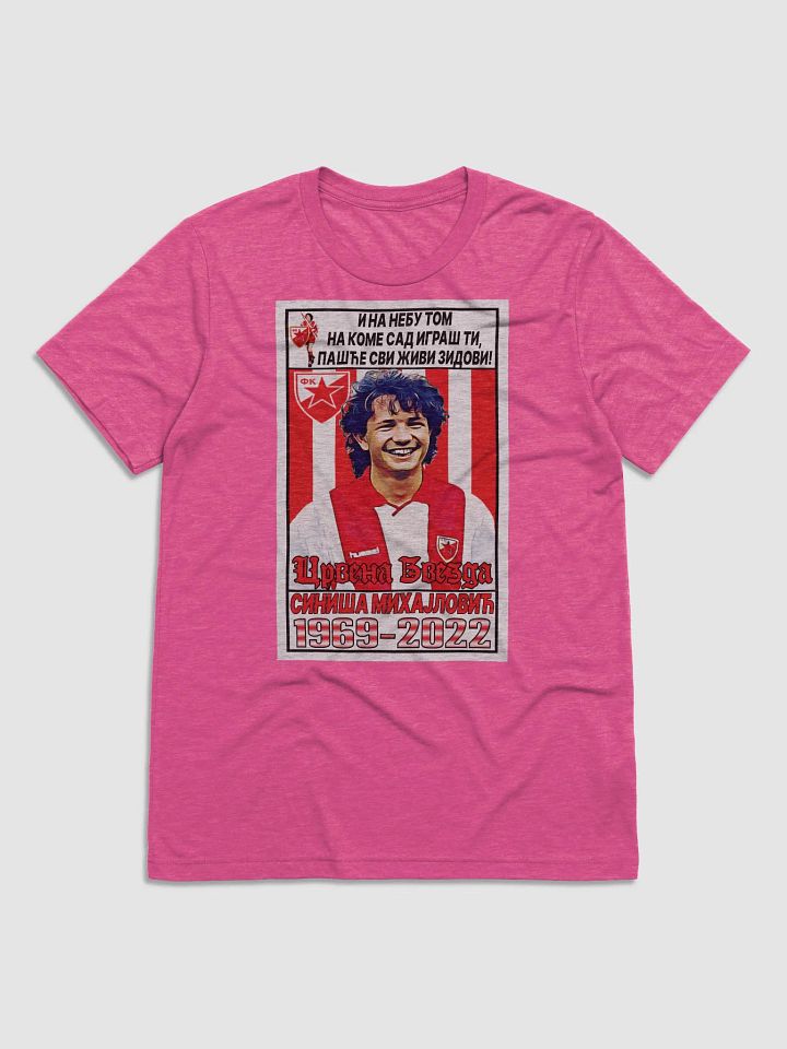 Siniša Mihajlović (FK Crvena Zvezda) #5 Bella+Canvas Triblend Short Sleeve T-Shirt product image (1)