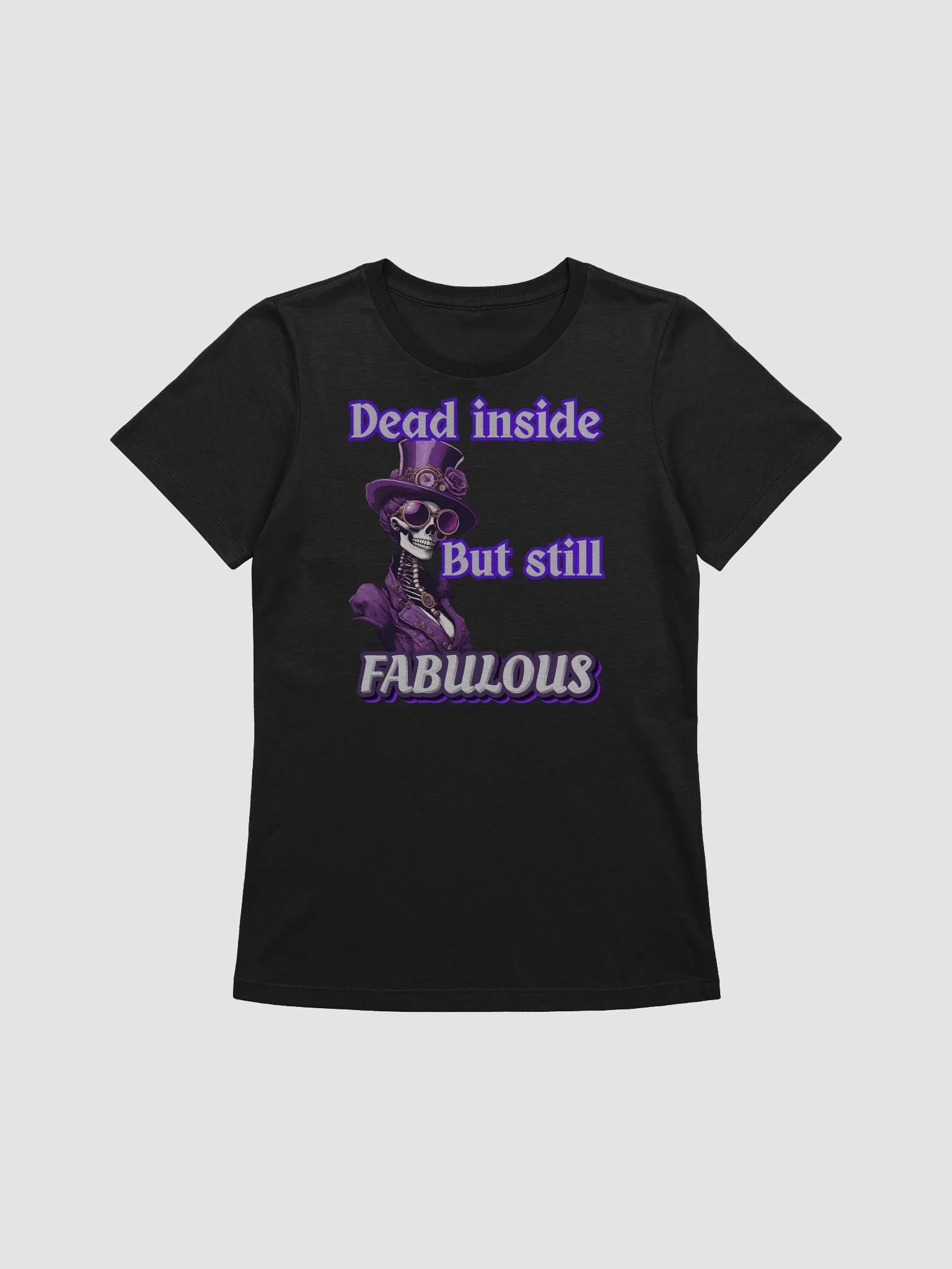Fabulous female skeleton relaxed fit tee product image (5)