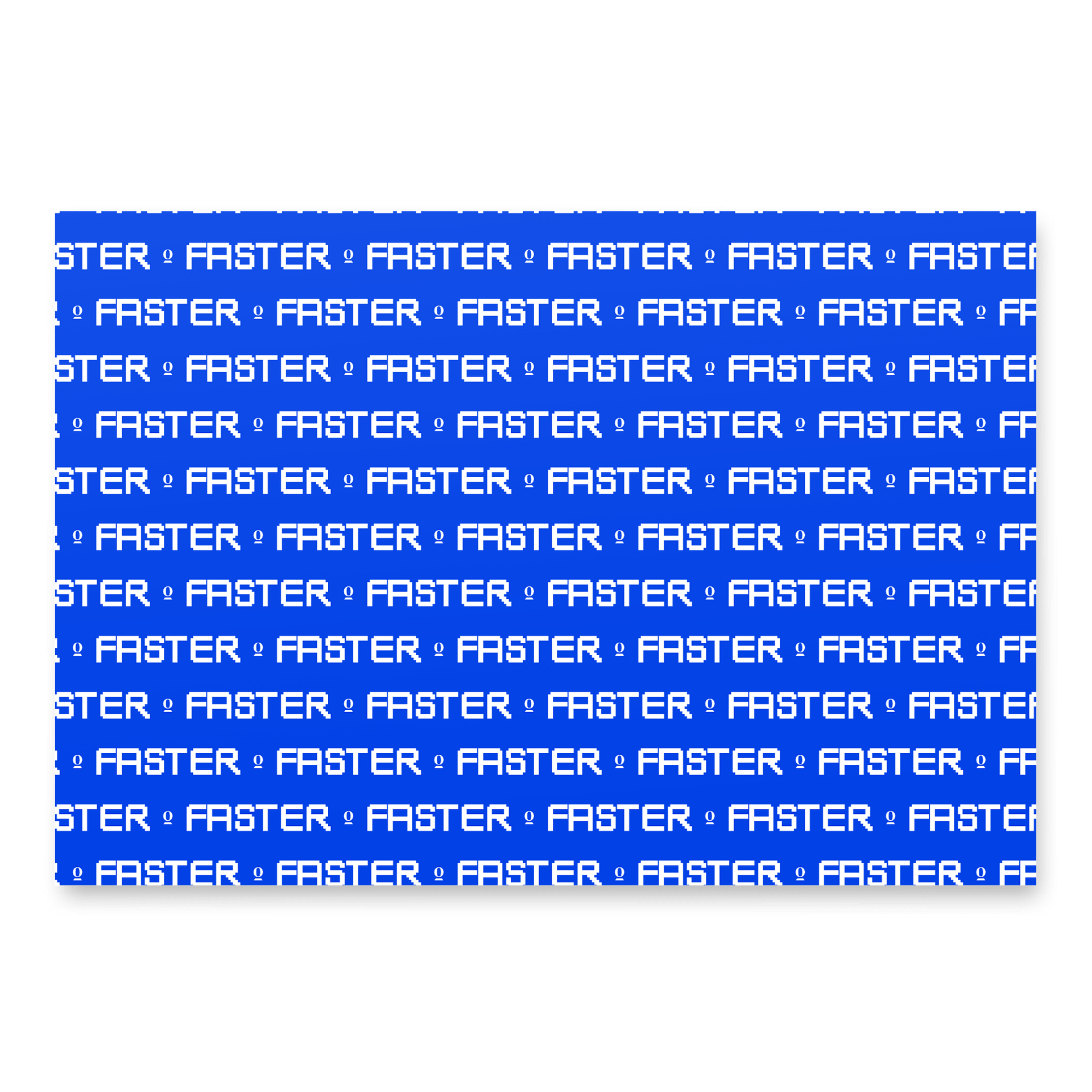 Faster Wrapping Paper (Blue) product image (1)