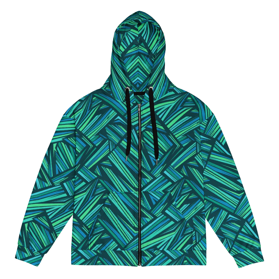 Aqua Angles | Recycled Unisex ZIP Hoodie product image (2)