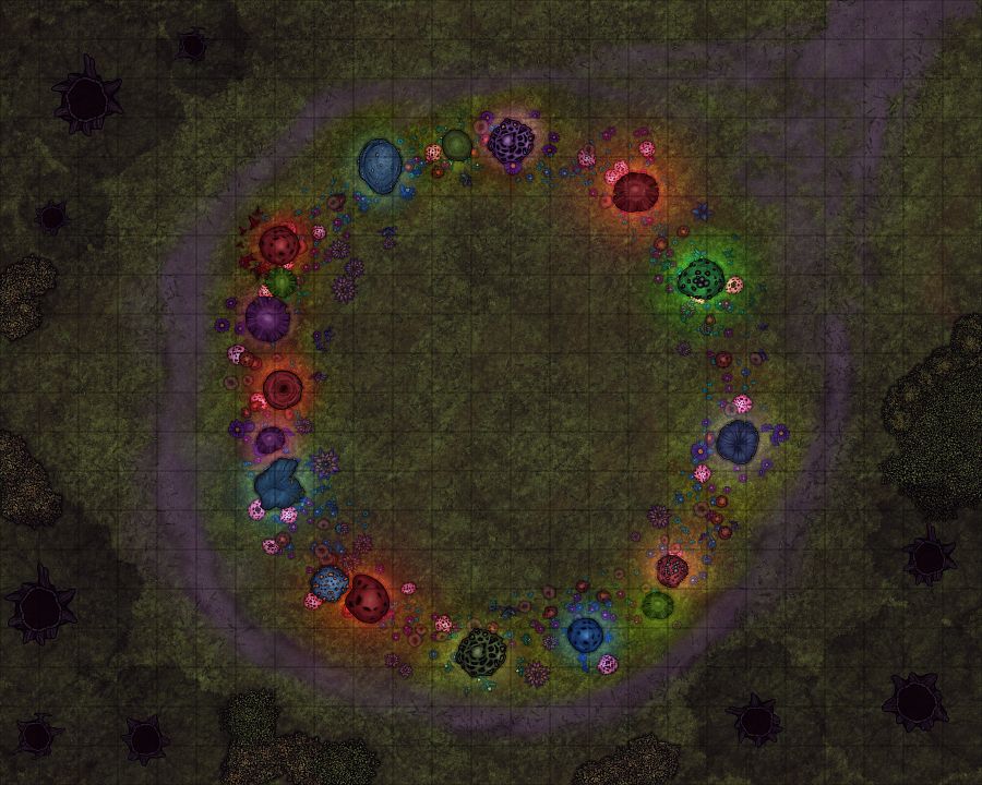 Enchant Your Games with the Magic Mushroom Circle Map Set product image (3)