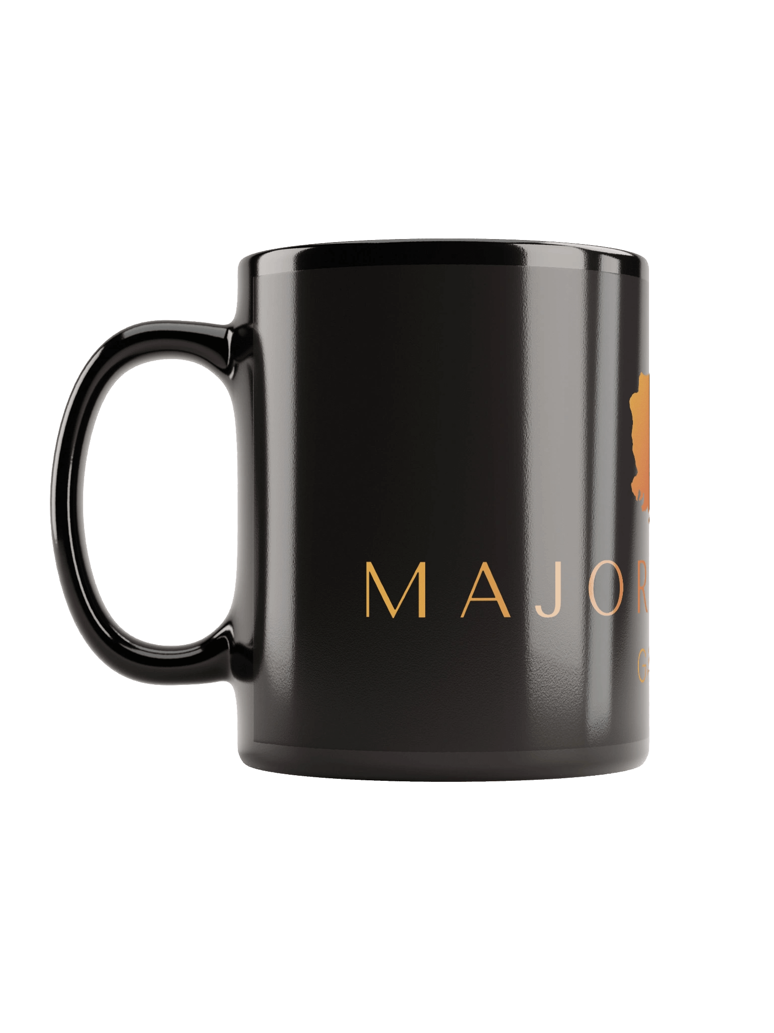 MajorAmigoGaming Logo – Schwarze Premium Tasse product image (12)