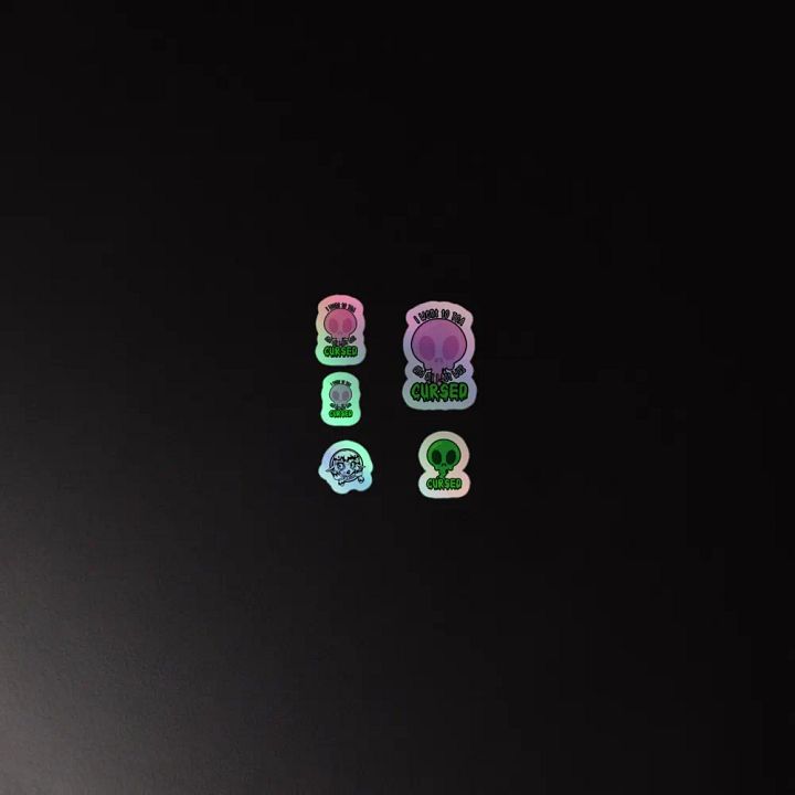 All I Got Was Cursed - Paladin - Holo Sticker Sheet product image (2)