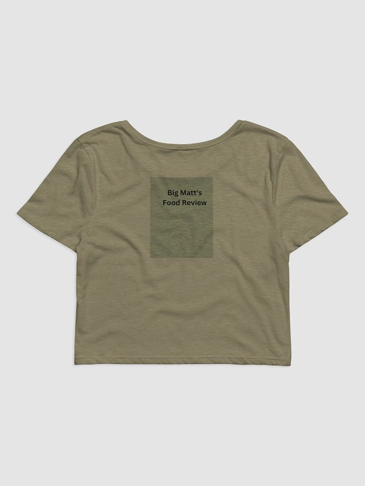 Big Matt's Food Reviews Women's Crop Tee product image (2)