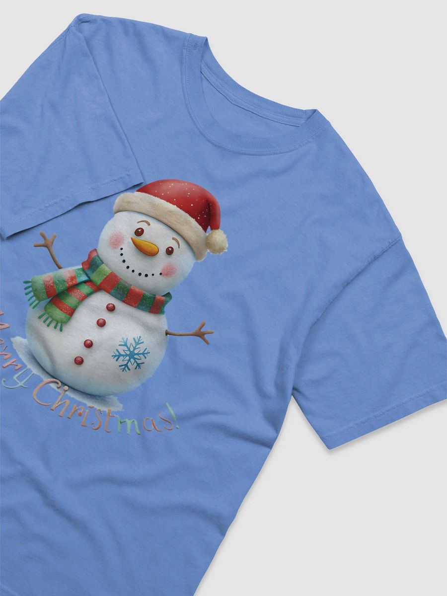 Cheerful Snowman Merry Christmas T-Shirt product image (32)