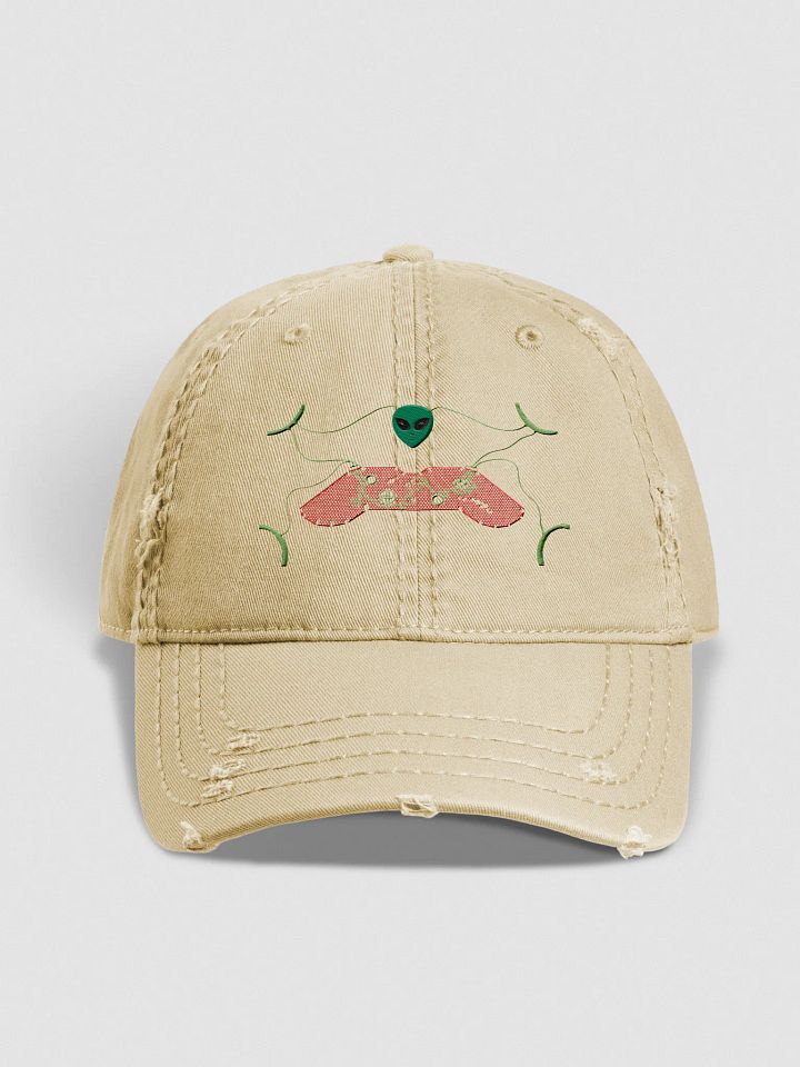 Galactic Gamer Distressed Dad Hat product image (1)
