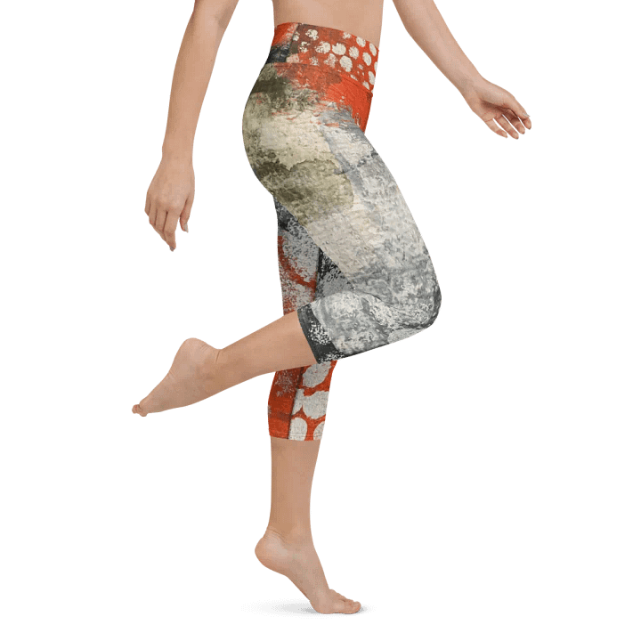 original artwork by b.reters printed on capri leggings product image (1)