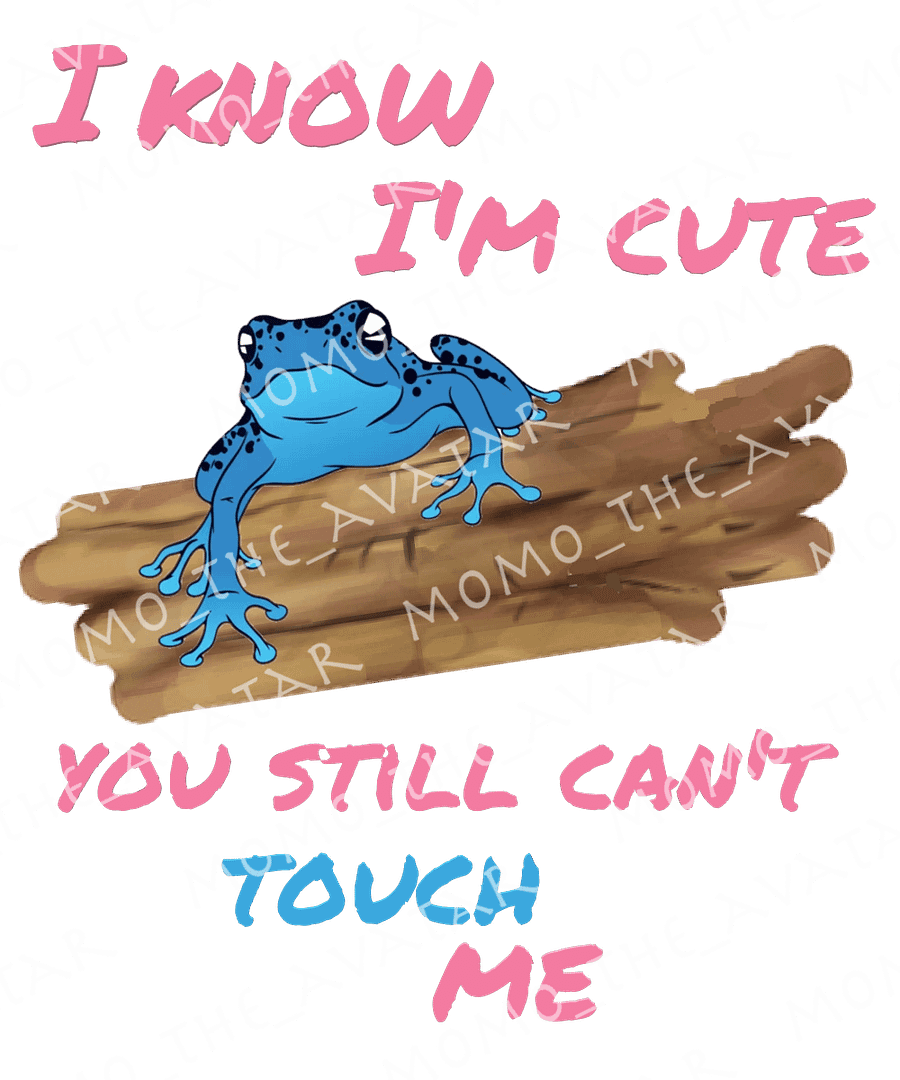 don't touch me - sticker product image (7)