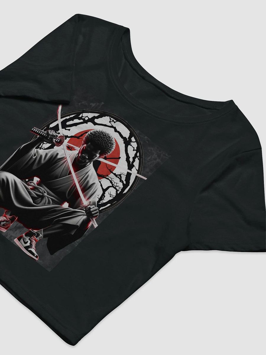 Black Samurai Crop Top Tee product image (5)