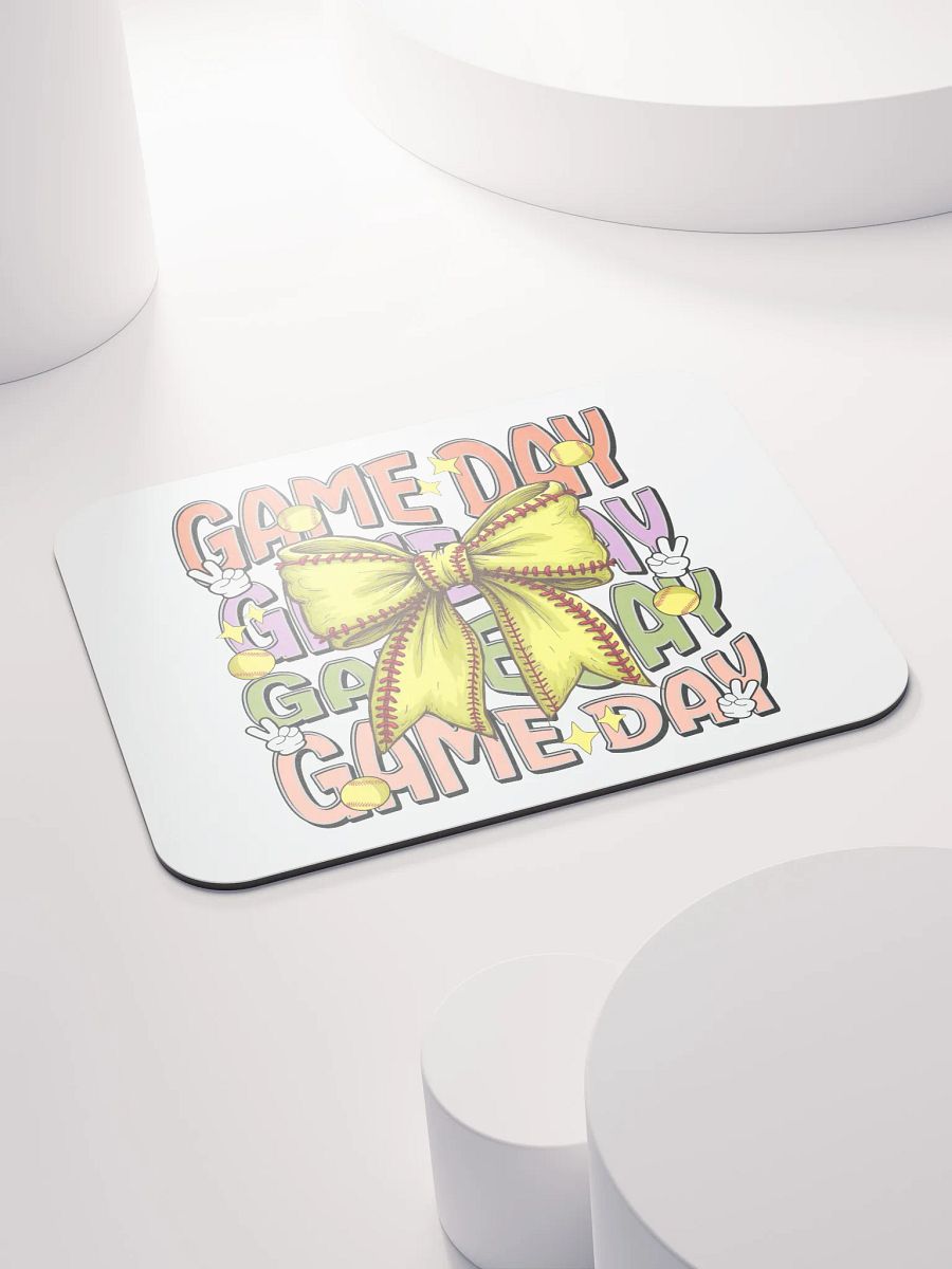 Game Day Bow Softball Extravaganza Mouse Pad product image (4)