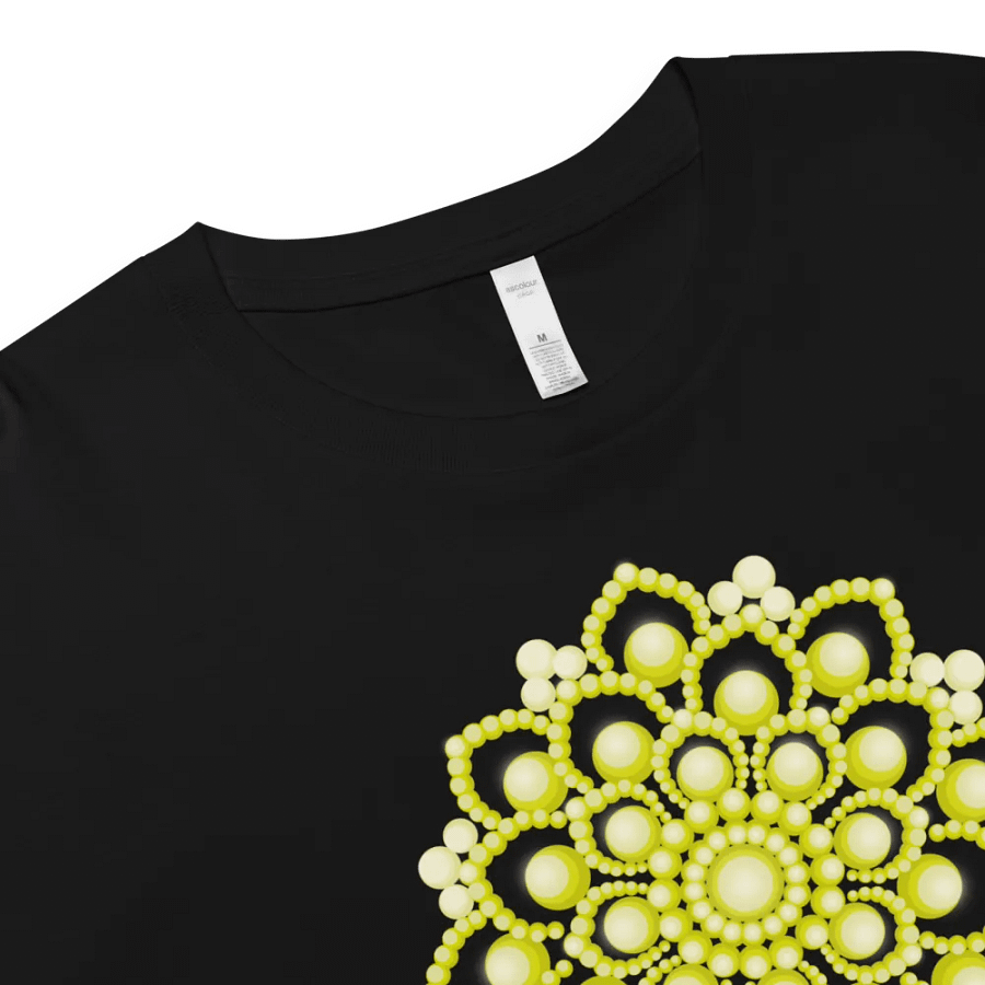 Yellow Flower Mandala Women's Crop Top product image (4)